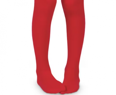 De Identified Childs Nylon Tights 0/6 months RED RRP £3.98 CLREANCE 99p